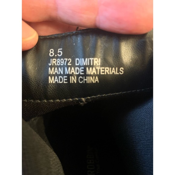 H Cape Robbin black boots with chains SZ 8.5 - Picture 8 of 10